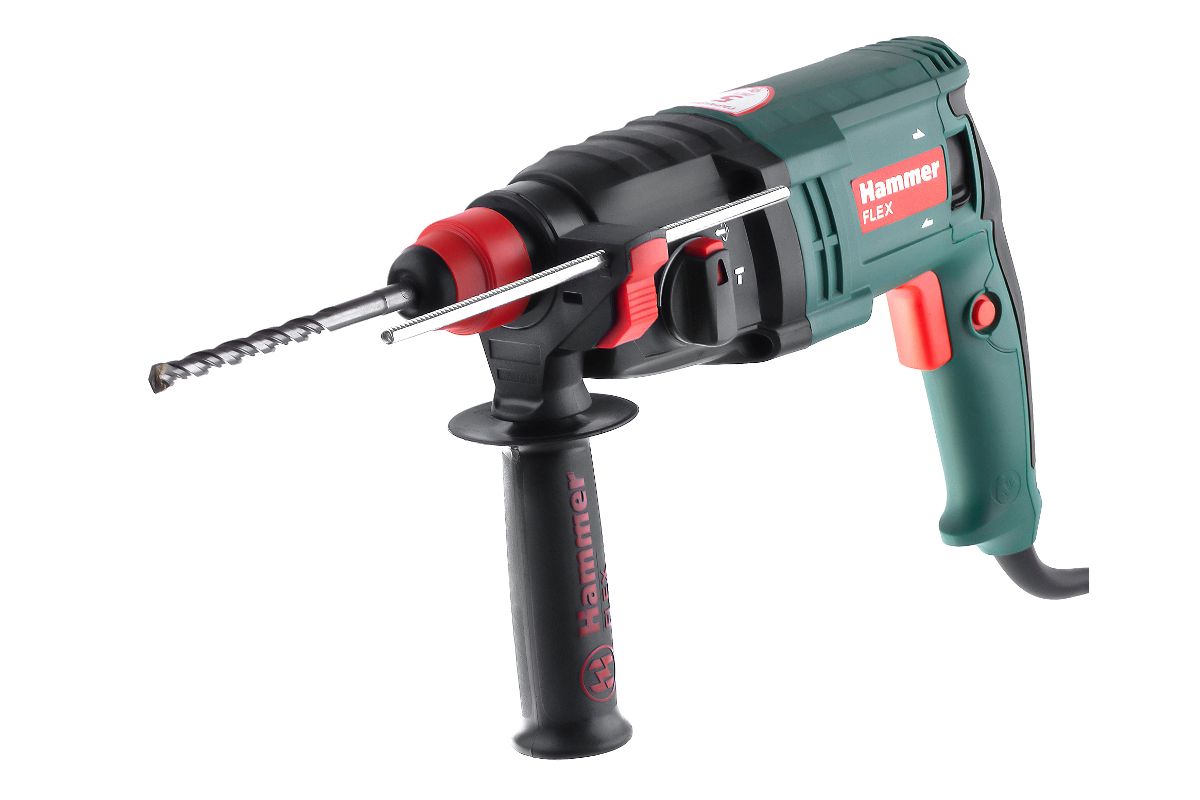 

Перфоратор Hammer PRT650D, сетевой, SDS-Plus, 650Вт, 2.4 Дж, 1000 об/мин, 4850 уд/мин, кейс, 3.3кг, PRT650D