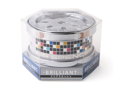 

Ароматизатор автомобильный на приборную панель EIKOSHA BRILLIANT , меловой, CLEAR SQUASH/чистая свежесть (H-44), BRILLIANT