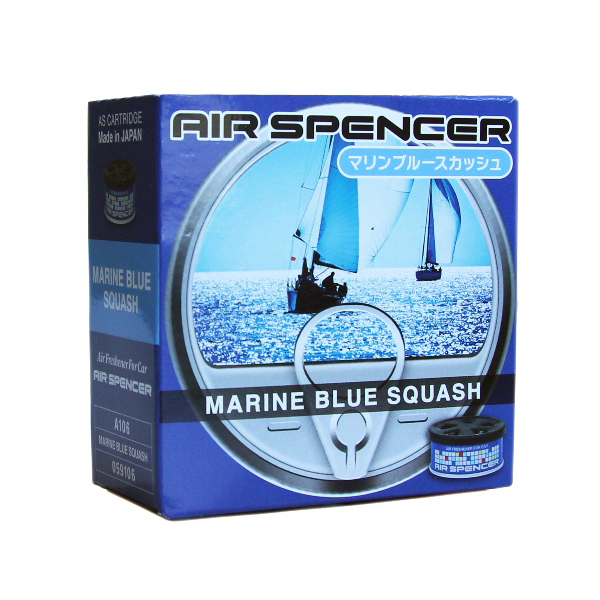 

Ароматизатор автомобильный на приборную панель EIKOSHA SPIRIT REFILL, меловой, MARINE BLUE SQUASH/свежесть океана (A-106), SPIRIT REFILL