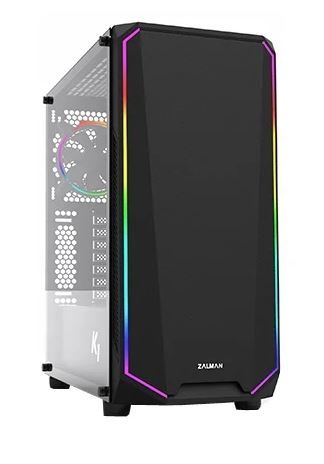 

Корпус Zalman k1 rev.B, ATX, Midi-Tower, 2xUSB 3.0, RGB подсветка, черный, без БП, k1 rev.B