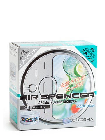 Ароматизатор автомобильный на приборную панель EIKOSHA SPIRIT REFILL SQUASH/свежесть