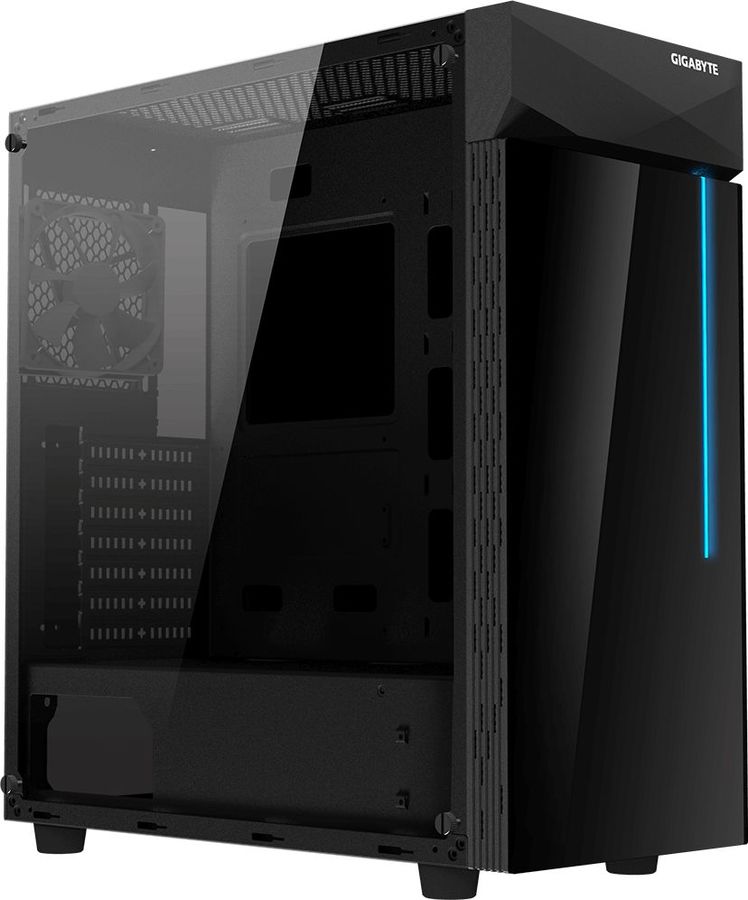 Корпус GIGABYTE GB-C200G ATX Midi-Tower 2xUSB 30 синяя подсветка черный без БП 28300-GC20G-1CKR 645000₽