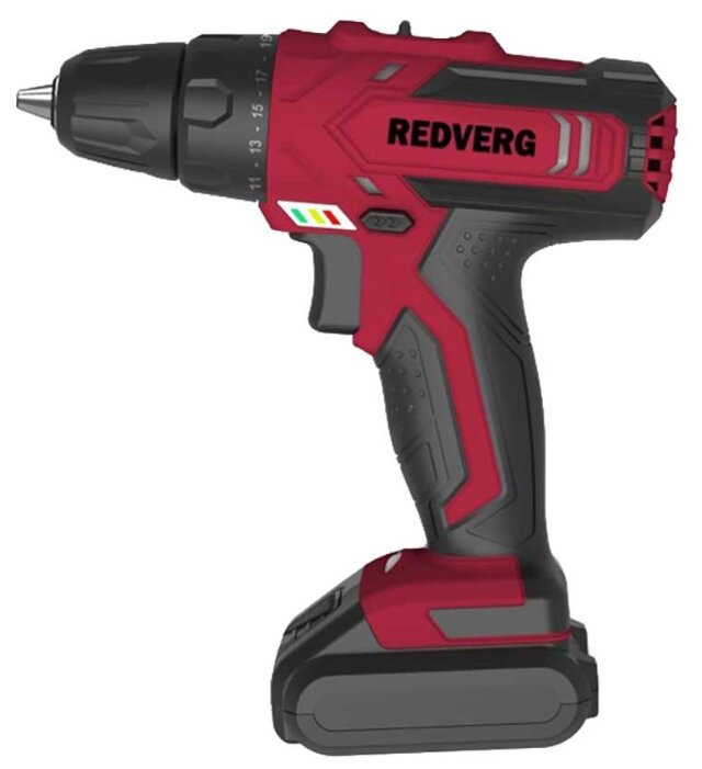

Шуруповерт RedVerg RD-SD14L/2Y, аккумуляторный, 25 Н·м, 1400 об/мин, 14.4V, 1.5 А·ч, Li-Ion, два акб, быстрозажимной патрон, кейс, 2.5кг, RD-SD14L/2Y
