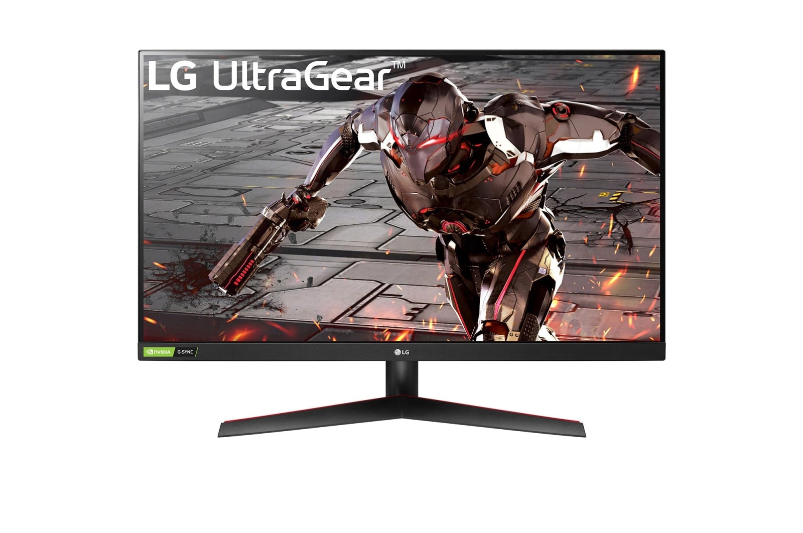 

Монитор 31.5" LG LG 32GN500-B VA, 1920x1080@165 Гц (16:9) (16:9), 300кд/м2, 165 Гц, 1мс, 178 градусов/178 градусов, NVIDIA G-SYNC, HDMI, DisplayPort, черный/красный, LG 32GN500-B
