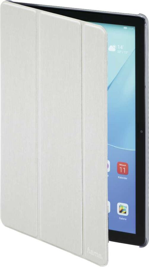 Чехол Hama для планшета Huawei MediaPad M6, полиуретан, серебристый (00187590)