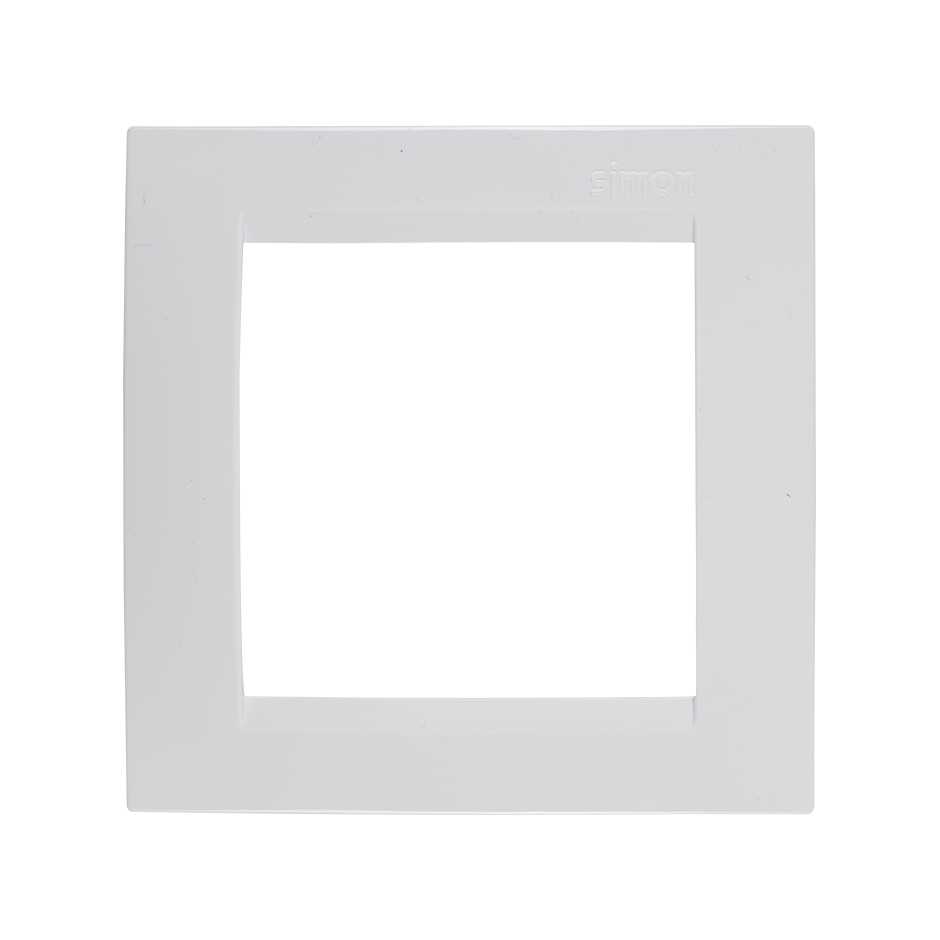 Рамка Simon Simon 15, горизонтальная и вертикальная, 1-пост, белый (1500610-030)