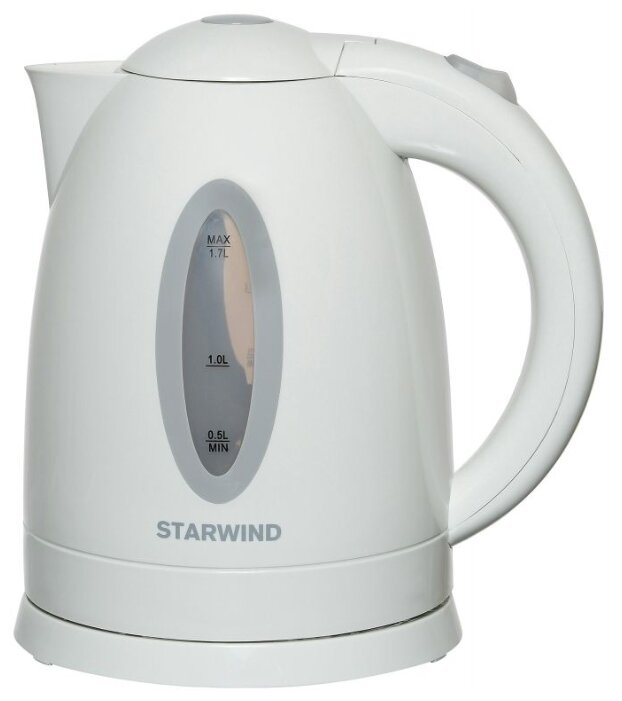 

Чайник электрический Starwind SKP2211 1.7л. 2.2 кВт, пластик, белый, SKP2211