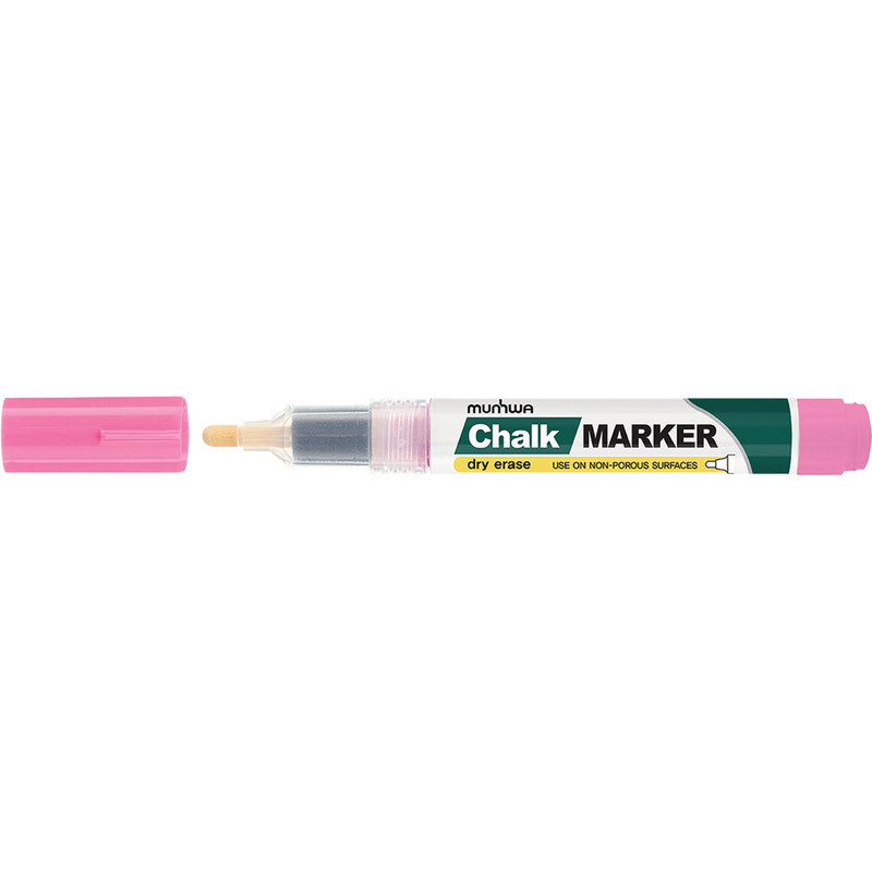 

Разметочный маркер MUNHWA CM-10 меловой chalk marker розовый 3мм (529376)