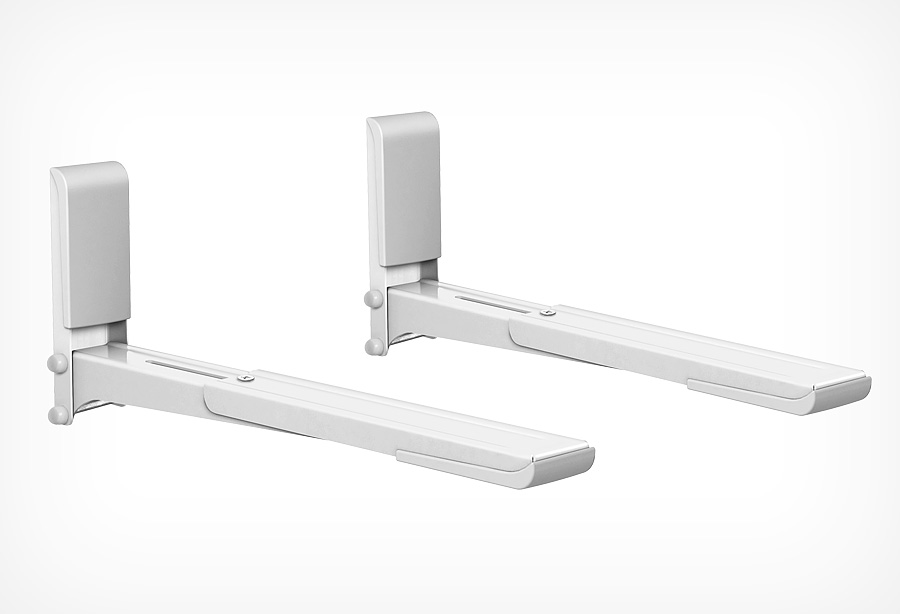 Кронштейн для СВЧ Holder MWS-2003, 30 см, нагрузка: 40 кг, белый