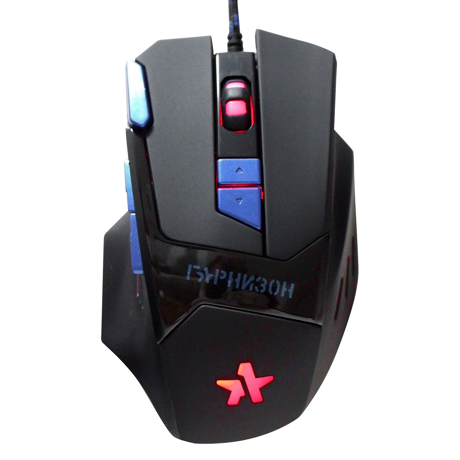 

Мышь проводная Гарнизон GM-770G, 2400dpi, оптическая светодиодная, USB, черный (GM-770G), GM-770G