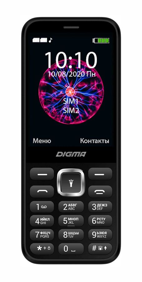 

Мобильный телефон DIGMA Linx C281, 2.8" 320x240 TN, 32Mb RAM, BT, 2-Sim, 1700 мА·ч, micro-USB, черный, Linx C281