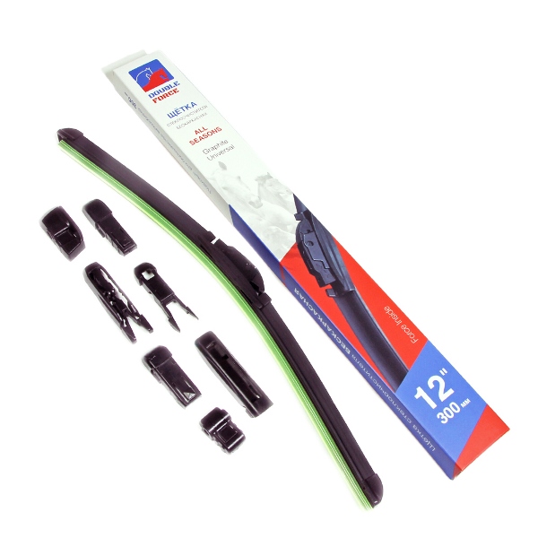 Щетка стеклоочистителя бескаркасная Double Force DFF12 30 см, 12"