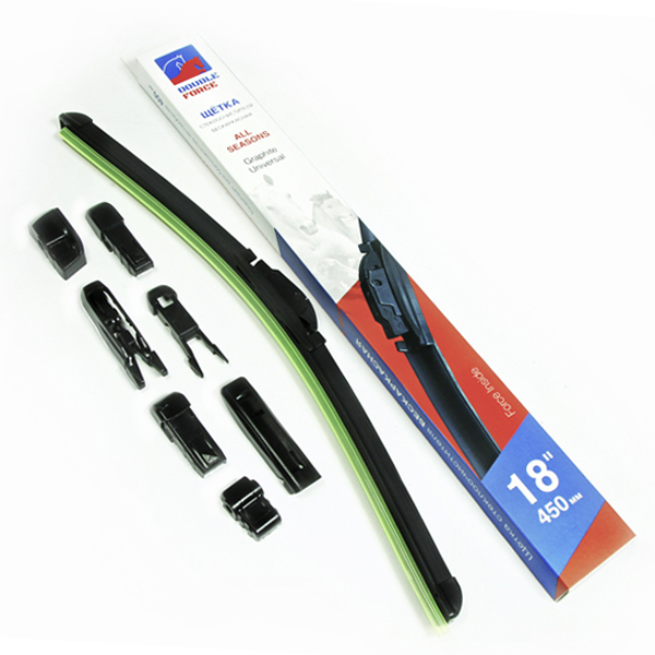 Щетка стеклоочистителя бескаркасная Double Force DFF18 45 см, 18"
