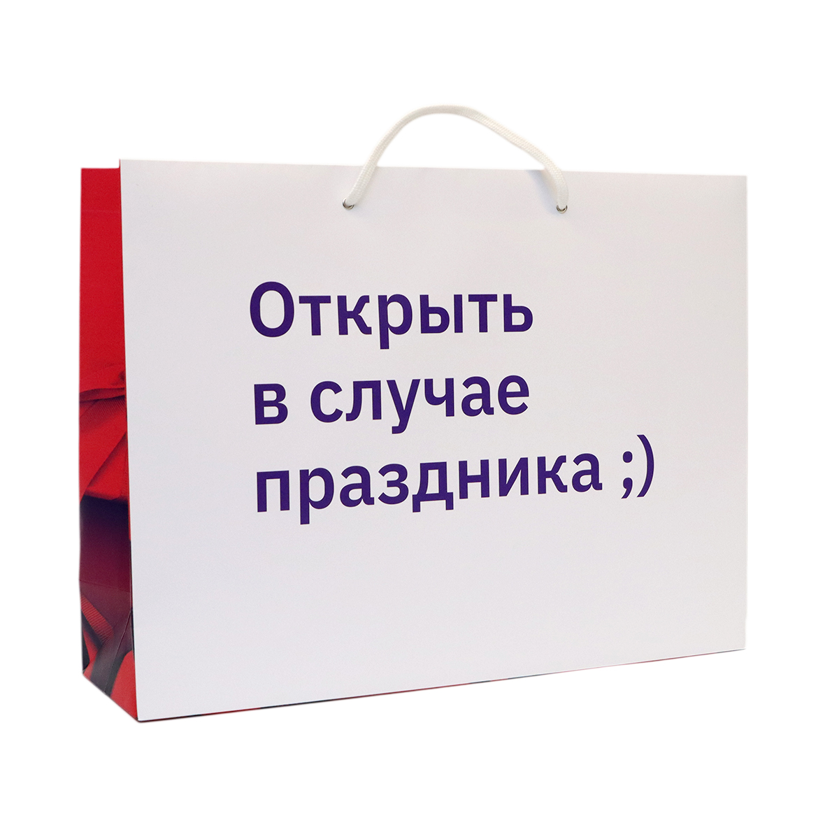

Пакет подарочный e2e4 400x300x120мм, белый, 400x300x120мм