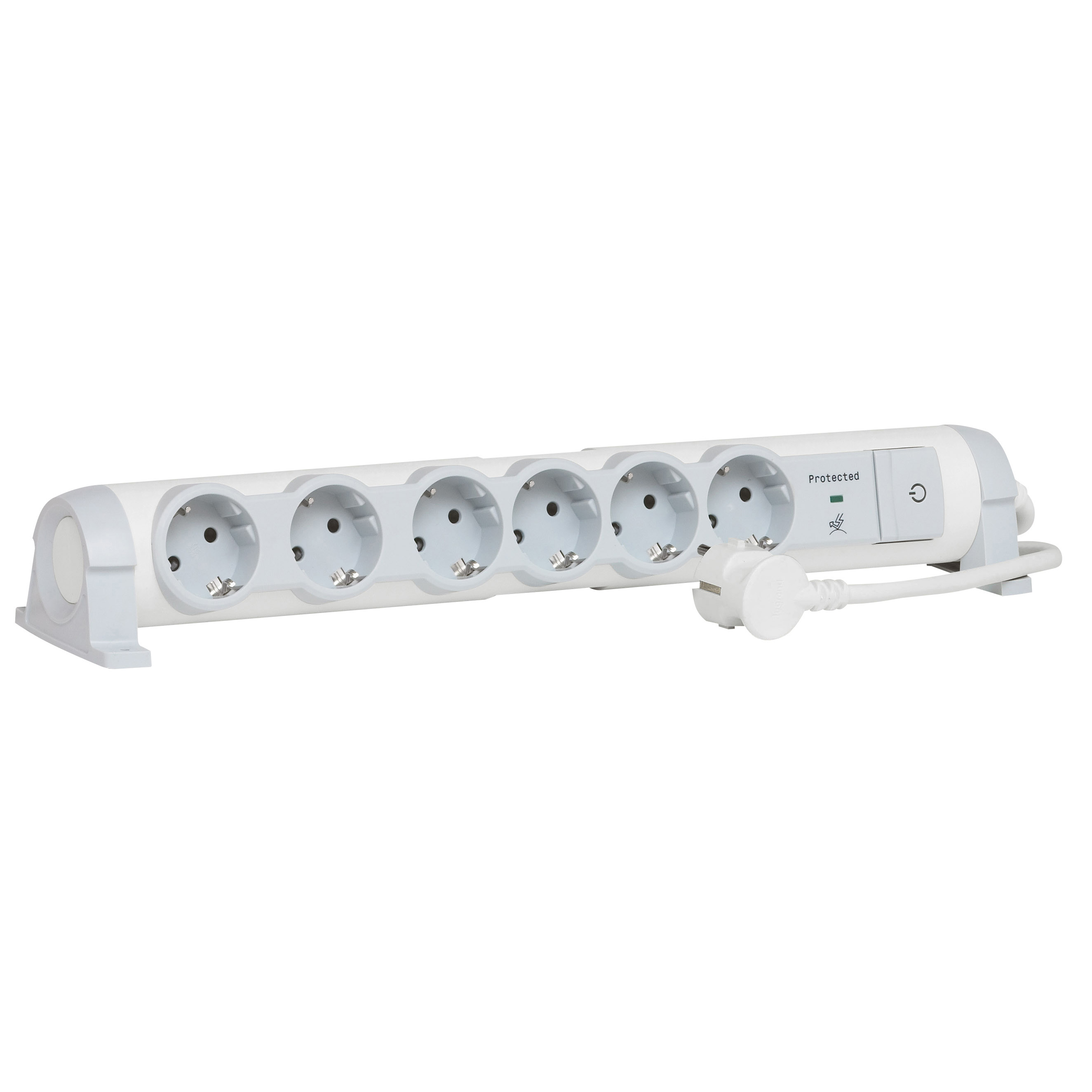 

Удлинитель Legrand 6X2К+З, 6-розеток, 1.5м, белый (694656), 6X2К+З