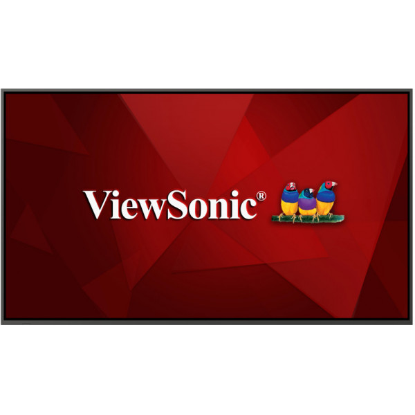 

Панель 86" VIEWSONIC CDE8620, 4K, 3840x2160, 450кд/м2, 8мс, Rj-45, HDMI, VGA, DisplayPort, USB, черный, CDE8620