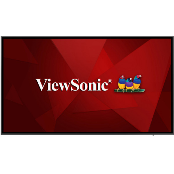 

Панель 75" VIEWSONIC CDE7520, 4K, 3840x2160, 450кд/м2, 8мс, Rj-45, HDMI, VGA, DisplayPort, USB, черный, CDE7520