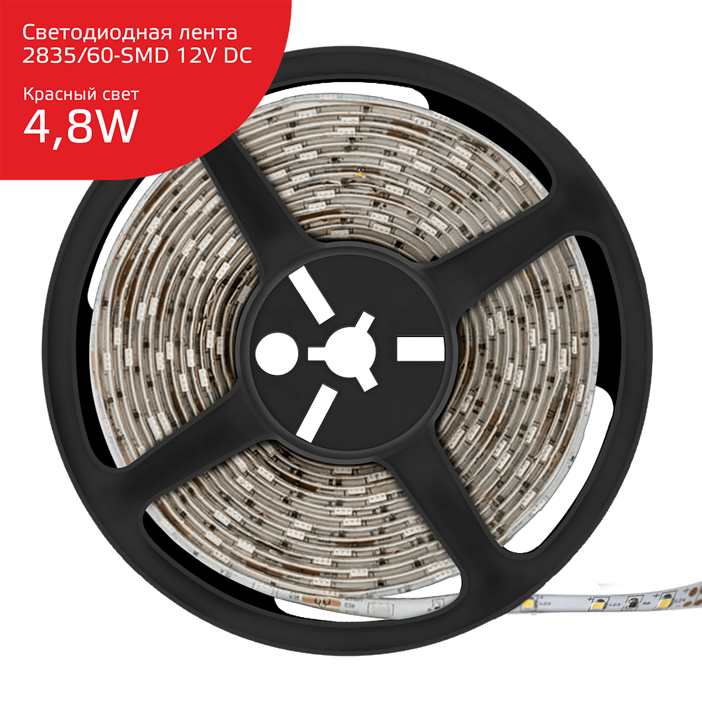 Лента светодиодная Gauss LED 2835/60-SMD, 5 м, SMD 2835 (356000705)