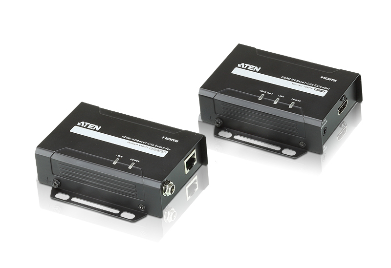 

Удлинитель HDMI ATEN VE801, HDMI-1xHDMI, 4096x2160, по витой паре до 60м (VE801-AT-G), VE801