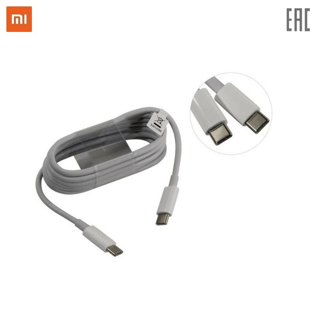 

Кабель USB3.1 Type-C-USB3.1 Type-C, Xiaomi, 1.5м, белый (SJV4108GL)