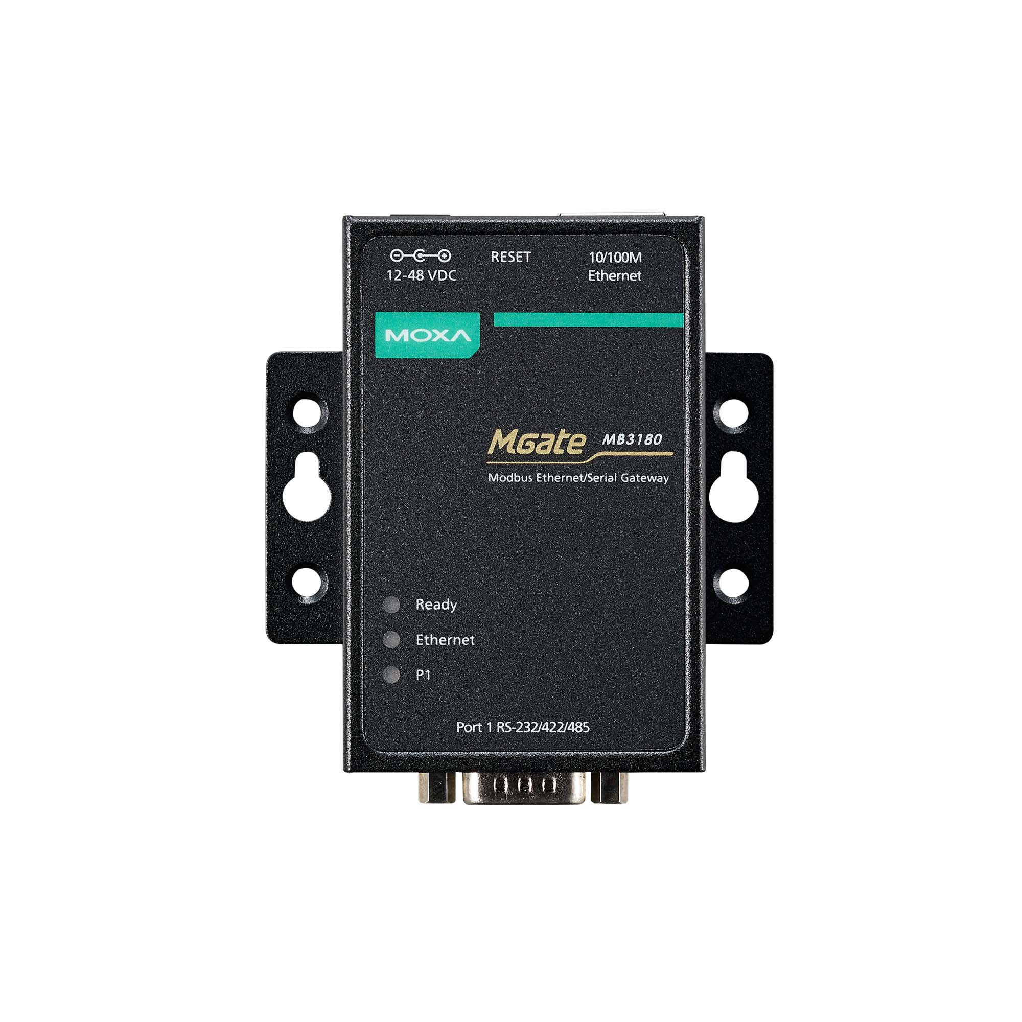 

Преобразователь MOXA MGATE MB3180, Modbus RTU/ASCII (RS-232/422/485) в Modbus TCP, черный (00-01180856), MGATE MB3180