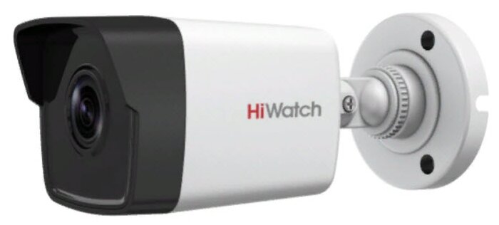 IP-камера HiWatch DS-I200(C) 2.8мм, уличная, корпусная, 2Мпикс, CMOS, до 1920x1080, до 25кадров/с, ИК подсветка 30м, POE, -40 °C/+60 °C, белый/черный (311309969), цвет белый/черный DS-I200(C) - фото 1