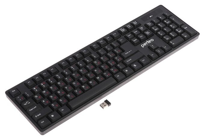 

Клавиатура беспроводная Perfeo PF-3903, USB, черный