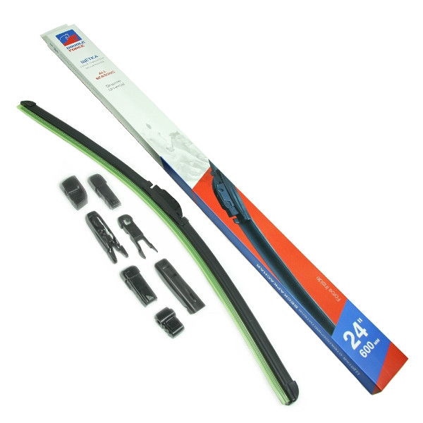 Щетка стеклоочистителя бескаркасная на лобовое стекло Double Force DFF26 65 см, 26"