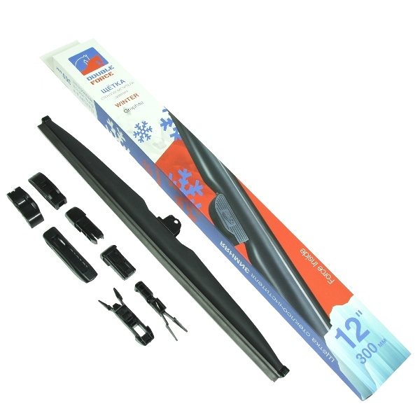 Щетка стеклоочистителя каркасная Double Force DFW12 30 см, 12", зимняя