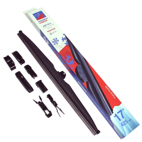 Щетка стеклоочистителя каркасная Double Force DFW17 42.5 см, 17", зимняя