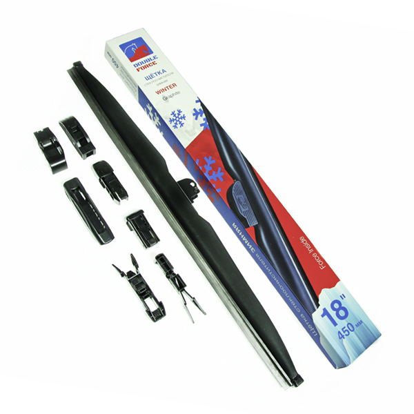 

Щетка стеклоочистителя каркасная Double Force DFW18 45 см, 18", зимняя, 1 шт. (DFW18), DFW18