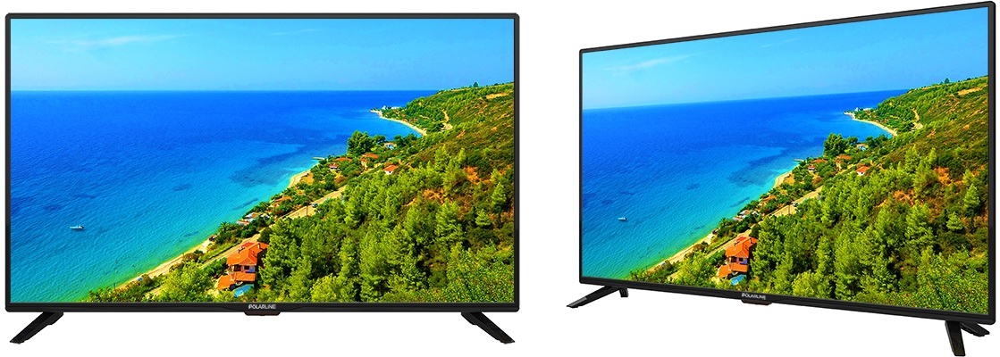 Телевизор 43" Polarline 43PL51STC-SM, 1920x1080, черный