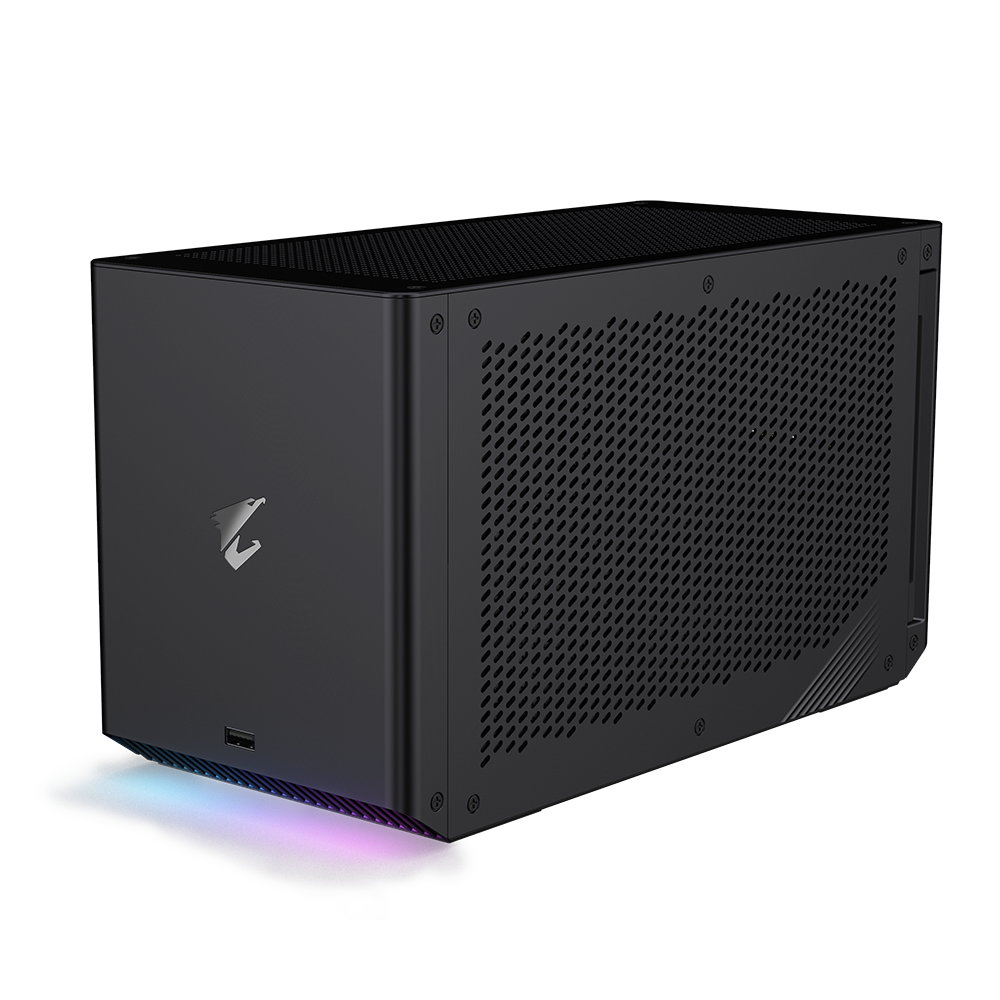 

Видеокарта GIGABYTE NVIDIA GeForce RTX 3080 AORUS GAMING BOX, 10Gb DDR6X, 320 бит, Thunderbolt 3 Type-C, 2HDMI, 3DP, Retail (GV-N3080IXEB-10GD LHR), AORUS GAMING BOX