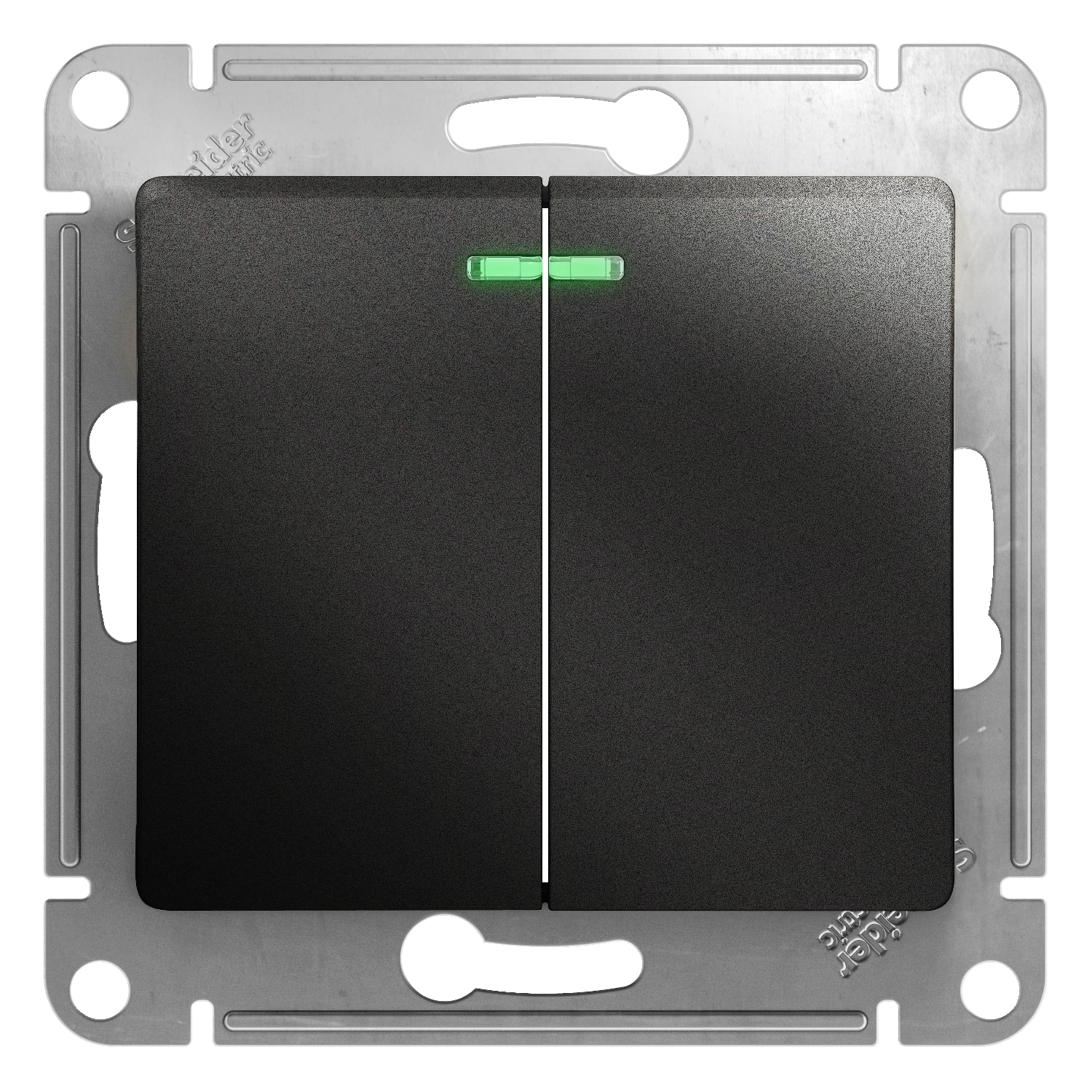 Выключатель Schneider Electric, 2кл., антрацит