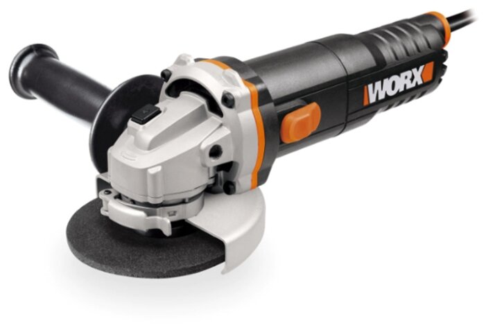 

УШМ (болгарка) WORX WX711.1, сетевая, 750 Вт, 11.5 см, 12000 об/мин, 2 кг (WX711.1), WX711.1
