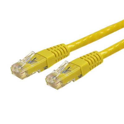 Патч-корд U/UTP кат.5e, 0.5м, RJ45-RJ45, желтый, LSZH, Datarex (DR-181405)