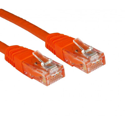 Патч-корд U/UTP кат.5e, 0.5м, RJ45-RJ45, оранжевый, LSZH, Datarex (DR-181805)