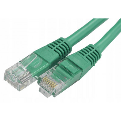 Патч-корд U/UTP кат.5e, 10м, RJ45-RJ45, зеленый, LSZH, Datarex (DR-181220)