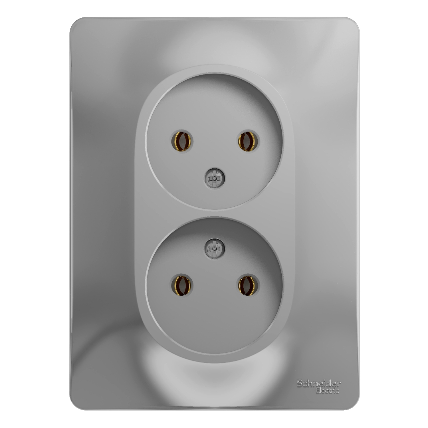 

Розетка Schneider Electric GLOSSA, скрытый монтаж, 2-х постовая, 16A, в сборе, IP20, алюминий (GSL000320)