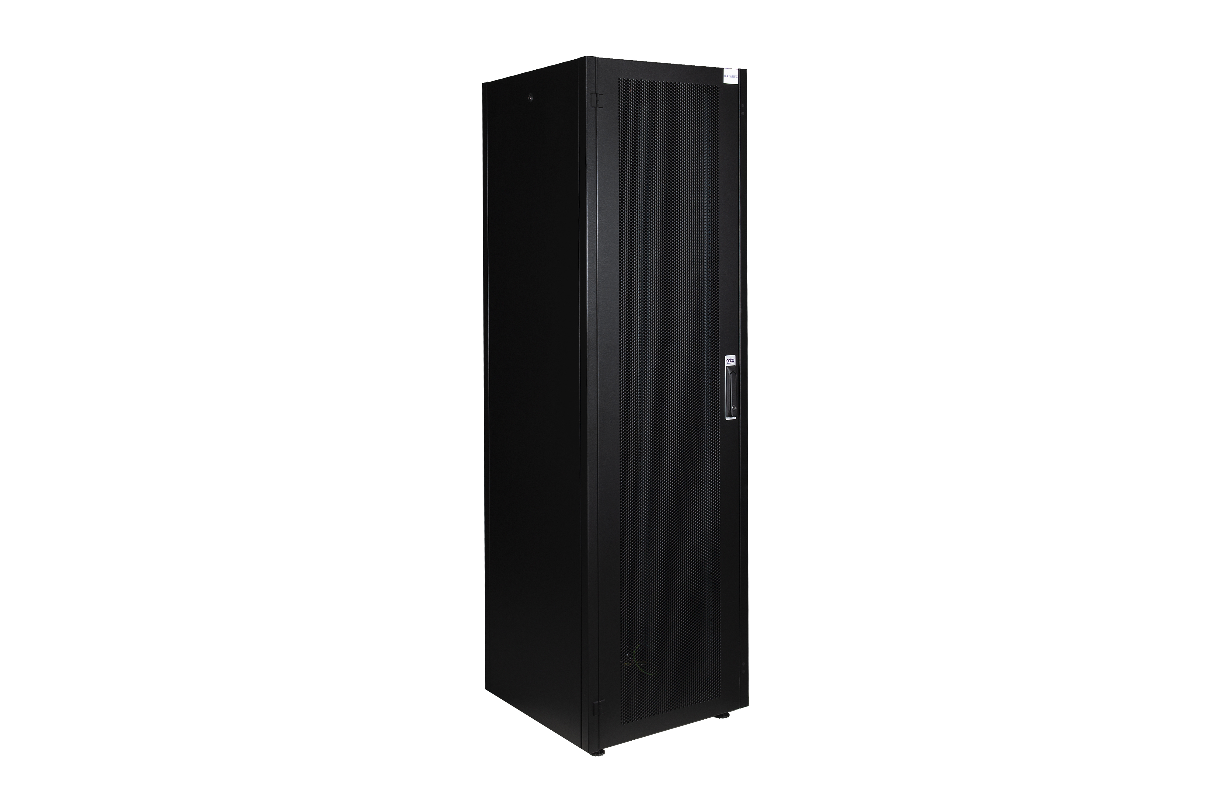 Шкаф телекоммуникационный напольный 42U 600x600 мм, перфорация, черный, разборный, Datarex (DR-721501)
