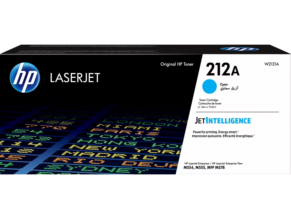 

Картридж лазерный HP 212A/W2121A, голубой, 4500 страниц, оригинальный для HP Color LaserJet Enterprise M554/M555/M578, 212A
