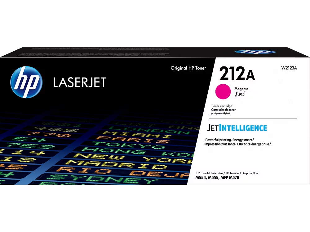 

Картридж лазерный HP 212A/W2123A, пурпурный, 4500 страниц, оригинальный для HP Color LaserJet Enterprise M554/M555/M578, 212A