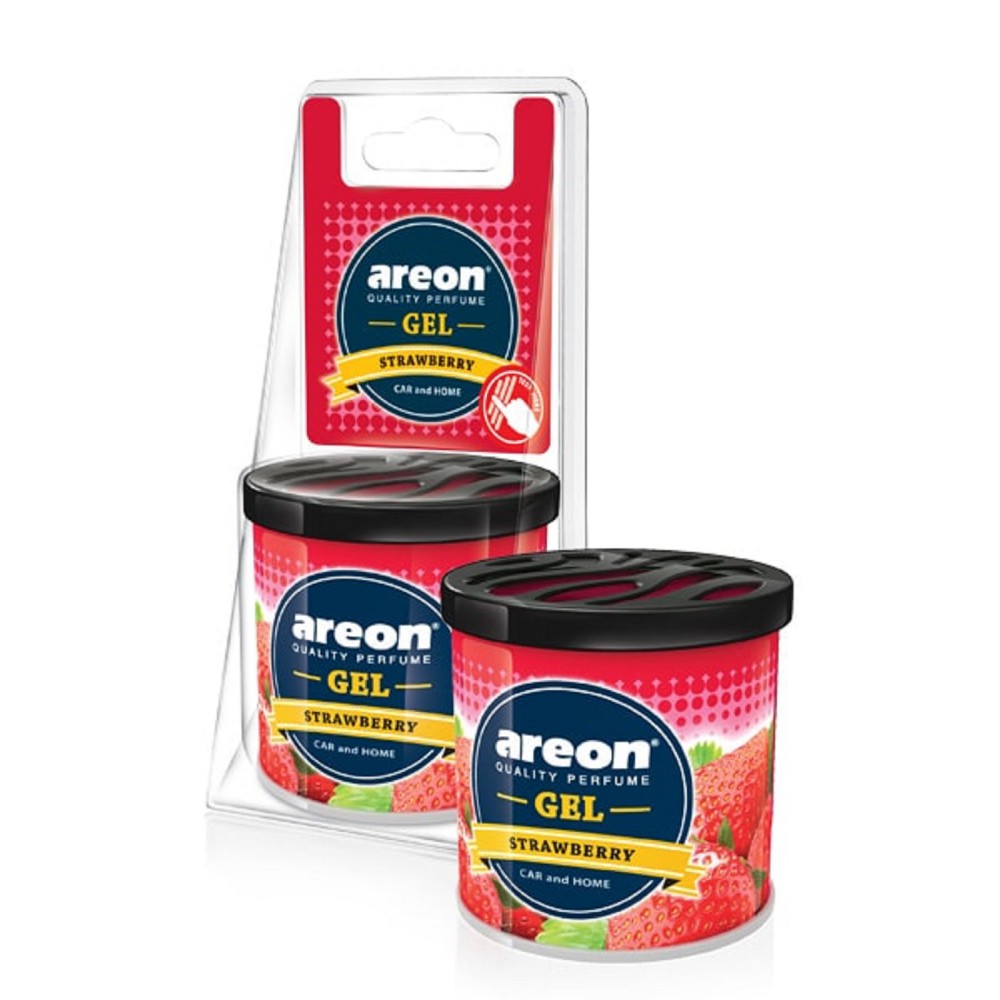 

Ароматизатор на приборную панель AREON GEL Blister, гелевый, Клубника 80г (704-GCB-10), Blister
