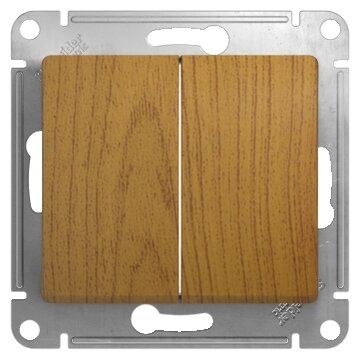 

Выключатель Schneider Electric GLOSSA, 2кл., скрытый монтаж, механизм с накладкой без рамки, дуб (GSL000551)