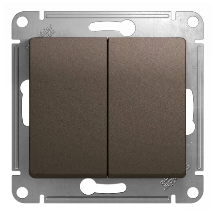 

Выключатель Schneider Electric GLOSSA, 2кл., скрытый монтаж, механизм с накладкой без рамки, шоколад (GSL000851)