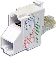 

Адаптер RJ-45(T568A/T568B)-RJ-45/телефонный TWT (TWT-T-E2-U2)