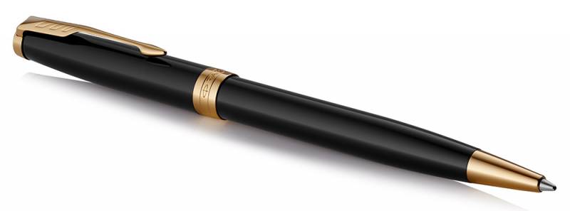 

Ручка шариковая автомат Parker Sonnet Core Sonnet , Lacquer Deep Black GT, черный, лак, латунь, нержавеющая сталь, позолота, подарочная упаковка (1931497), Sonnet , Lacquer Deep Black GT