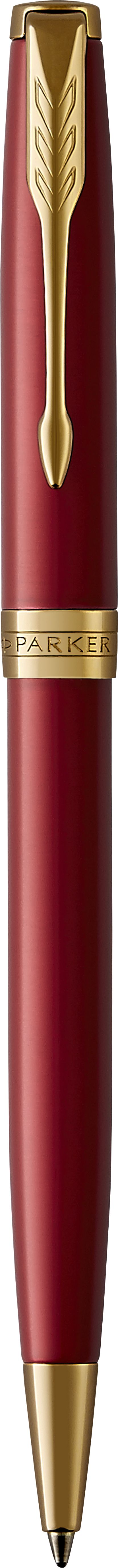 

Ручка шариковая автомат Parker Sonnet Core Sonnet, Lacquer Intense Red GT, черный, лак, латунь, нержавеющая сталь, позолота, подарочная упаковка (1931476), Sonnet, Lacquer Intense Red GT