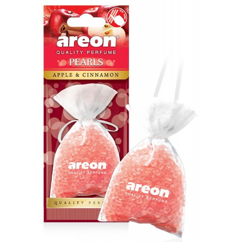 

Ароматизатор автомобильный подвесной Areon PEARLS , морская соль, яблоко и корица (704-ABP-12), -