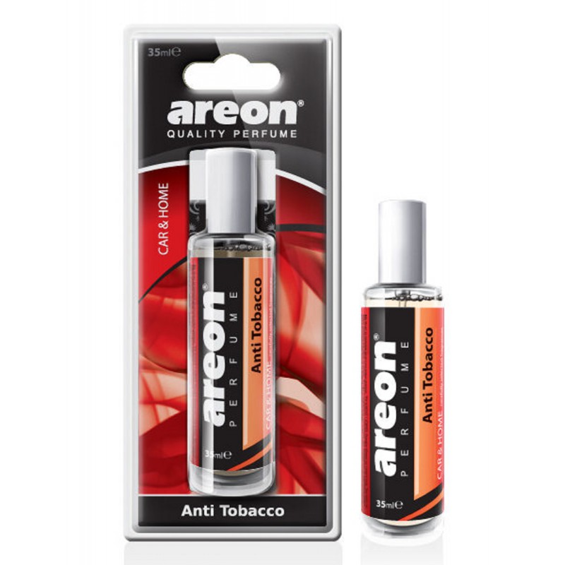 

Ароматизатор автомобильный Areon PERFUME , спрей, антитабак 35г (704-PFB-01), -